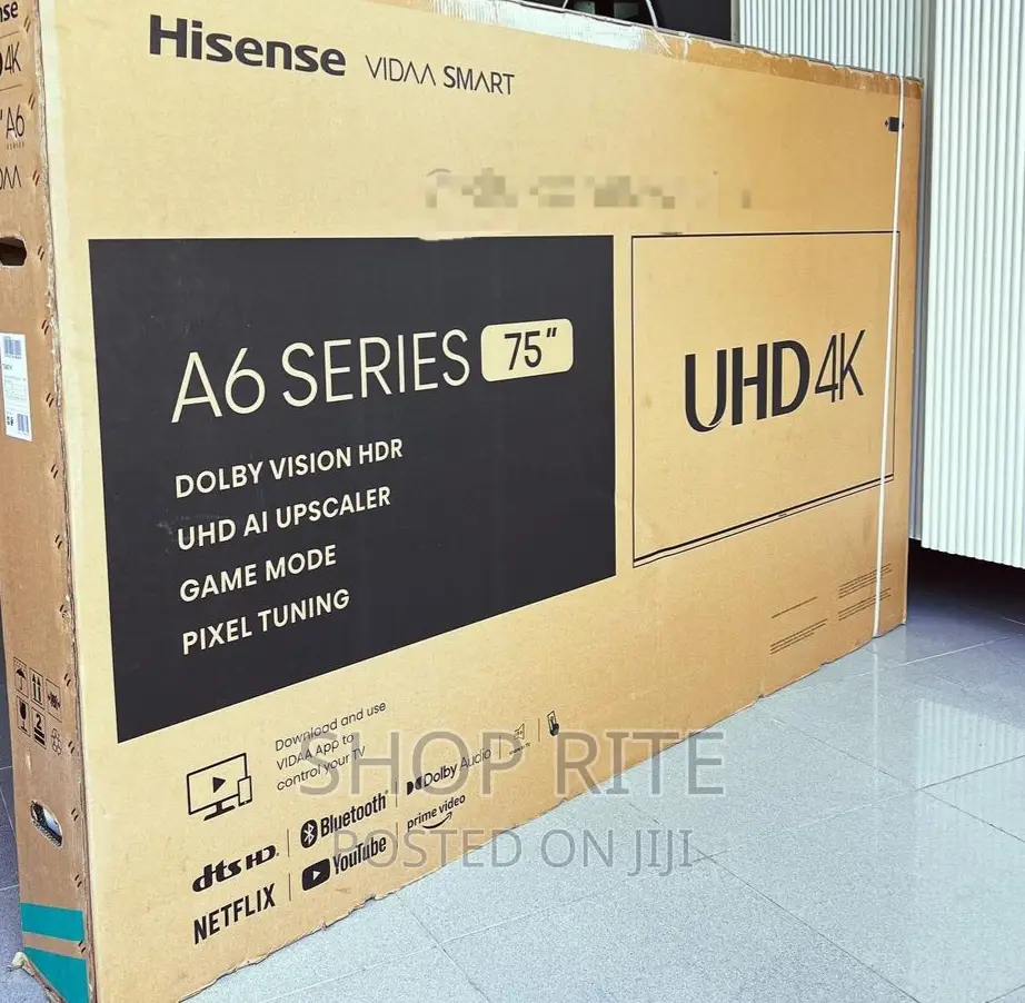 Hisense 75inches Smart Uhd TVS Original