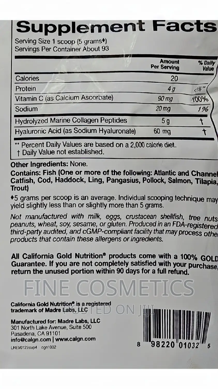 COLLAGEN UP PEPTIDES POWDER for Healthy Skin, Hair and Nails