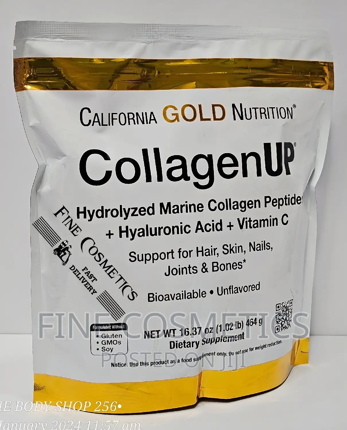 COLLAGEN UP PEPTIDES POWDER for Healthy Skin, Hair and Nails