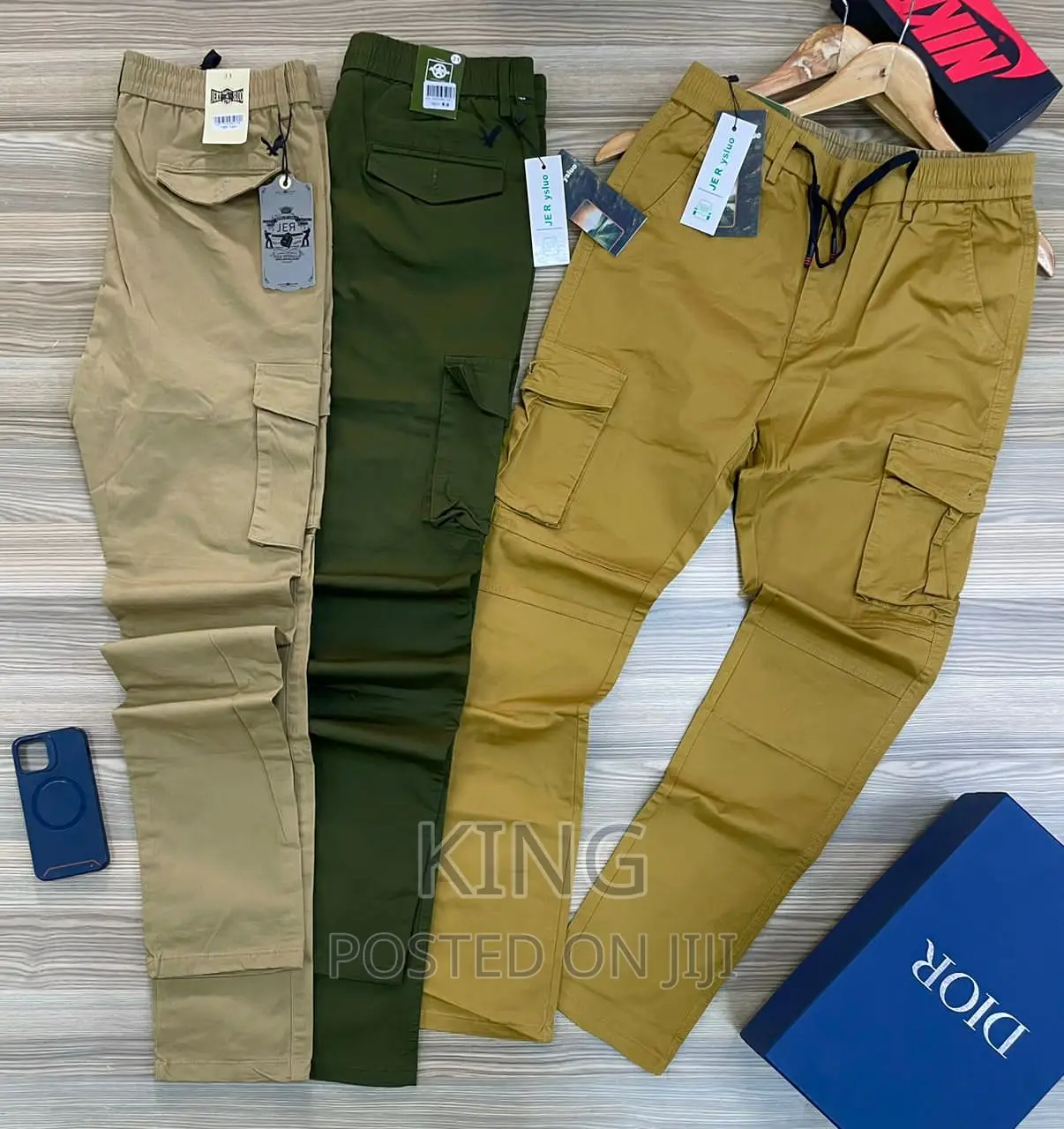 Cargo Kaki Trousers
