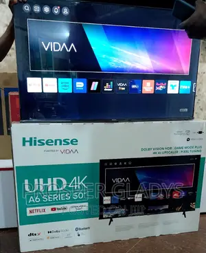 Hisense 50 Inches Led Smart Digital Flat Screen Flameless.