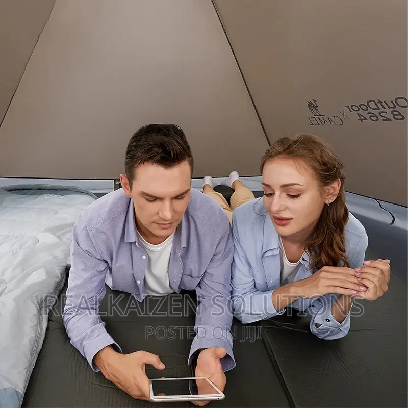 GOLDEN CAMEL 3-4 Person Portable Waterproof Silver Coat Tent