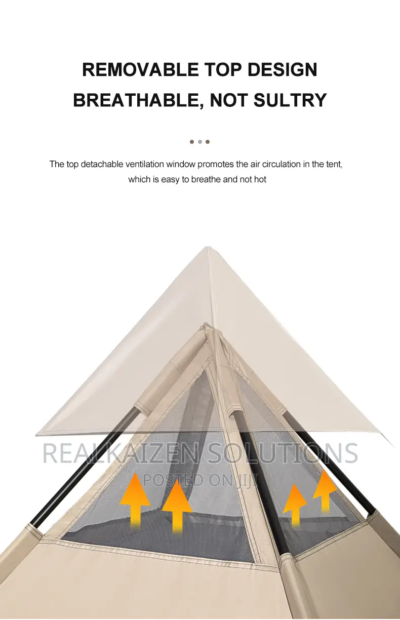 GOLDEN CAMEL 3-4 Person Portable Waterproof Silver Coat Tent