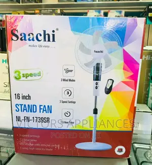 Saachi Stand Fan With Remote
