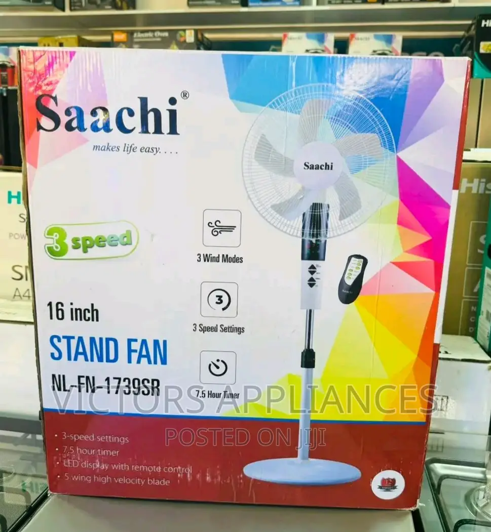 Saachi Stand Fan With Remote