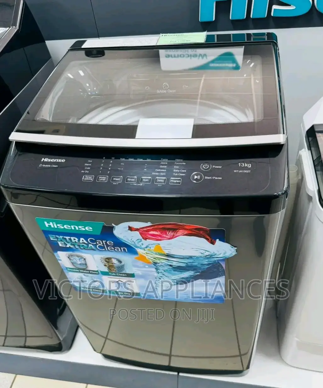 Hisense 13kg Toploader Washing Machine Fully Automatic