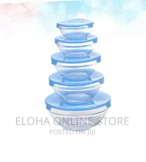 5 PCS Glass Bowl Set