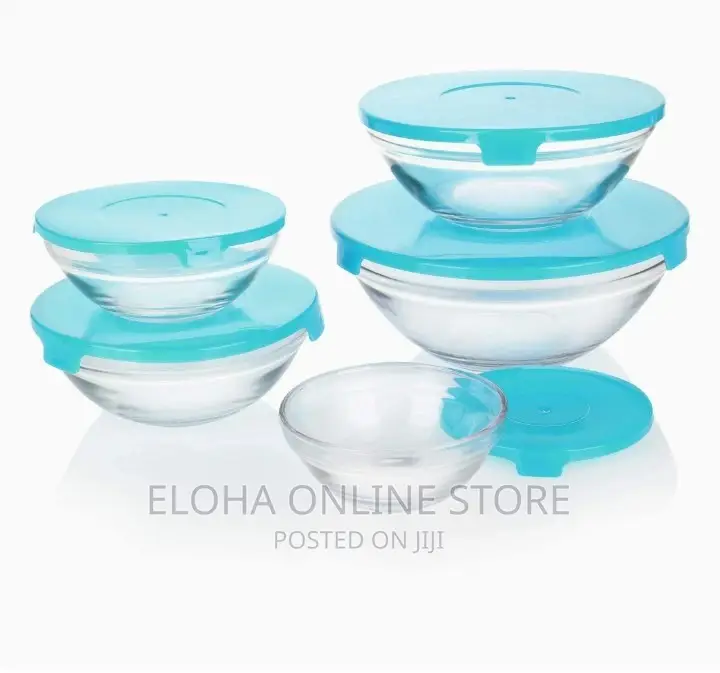 5 PCS Glass Bowl Set