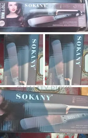 Electric Sokany Hair Straightener Brush