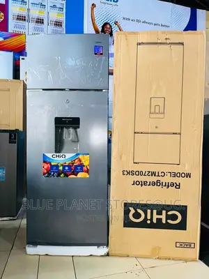 CHIQ 270L Double Door Fridge With a Dispenser \\ CTM270DSK3
