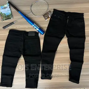 Black Men Jean Pants