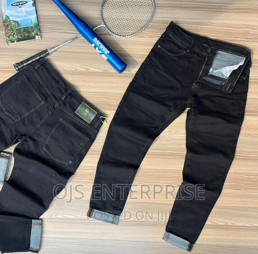 Black Men Jean Pants
