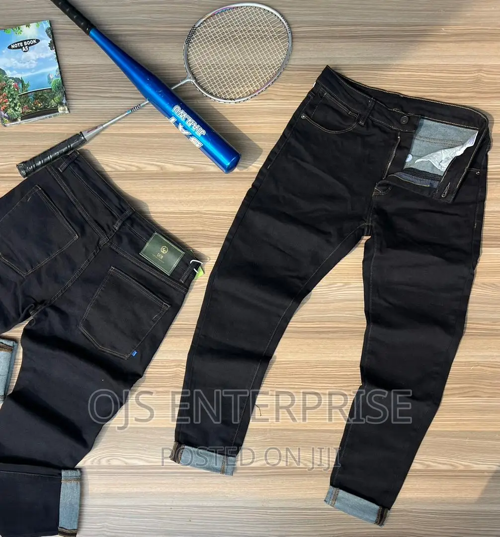 Black Men Jean Pants