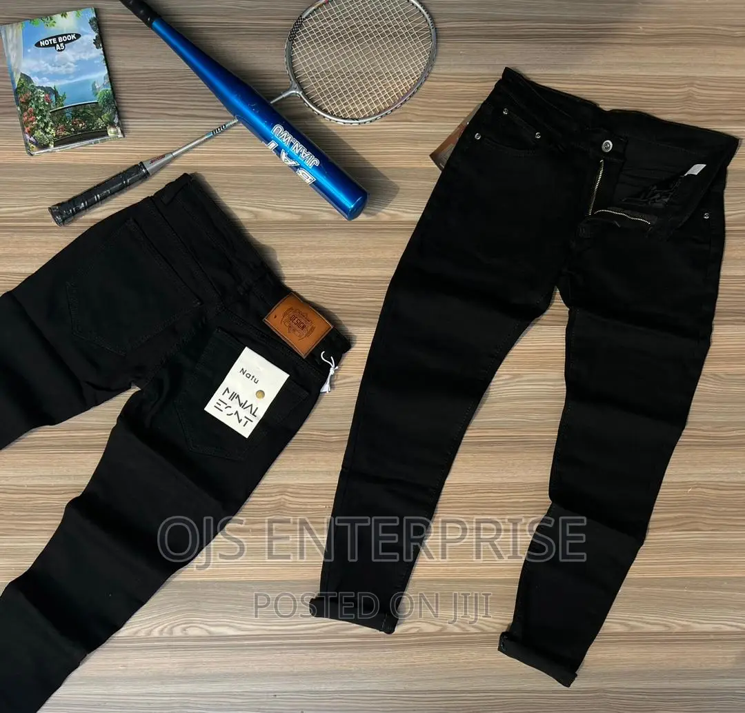 Black Men Jean Pants