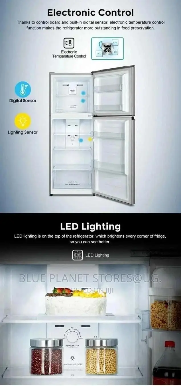 HISENSE 222L Double Door Fridges \\ Frost Free \\ RT222N4CGN