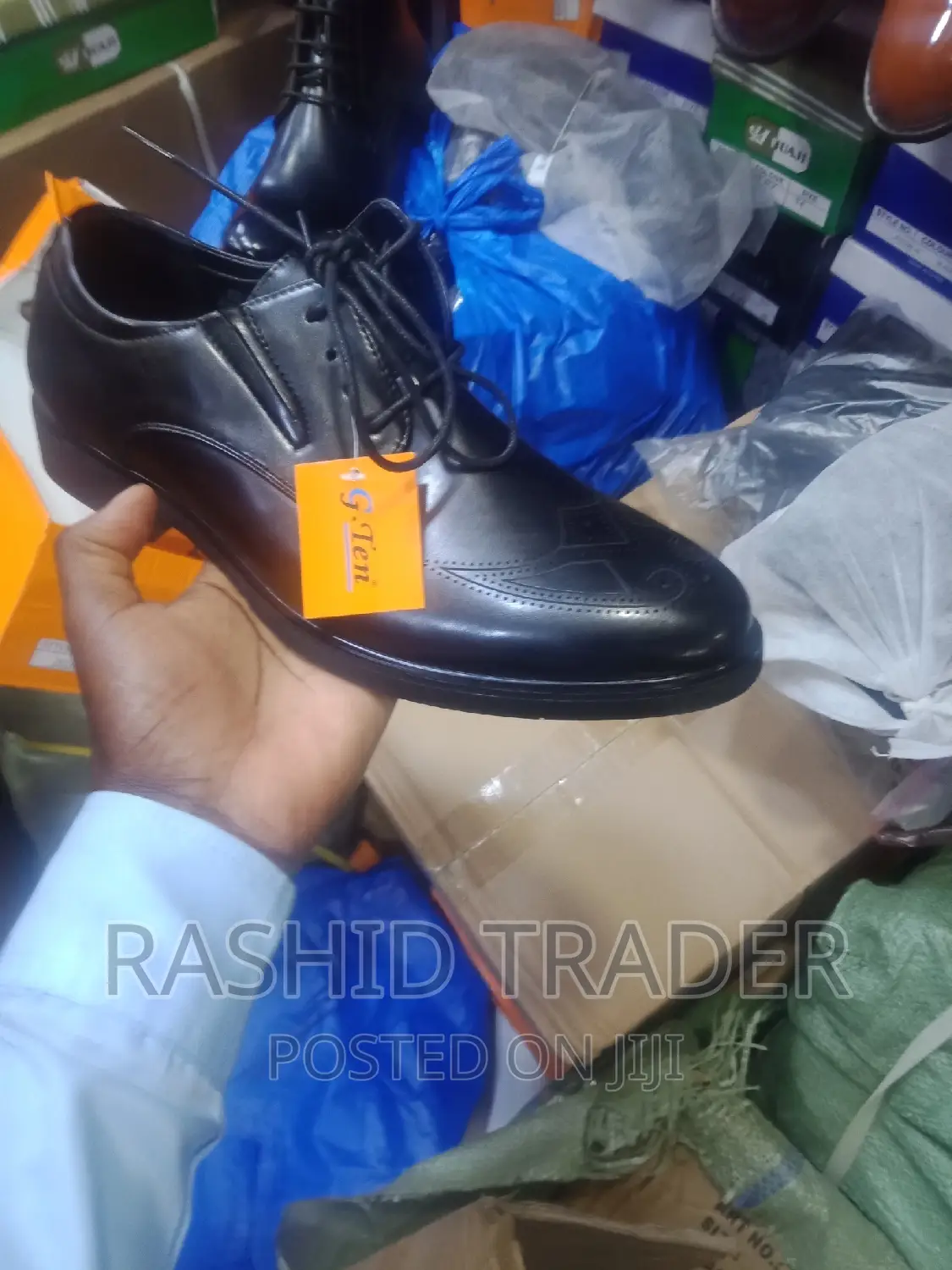 G Ten Gentle Shoes With Laces Black