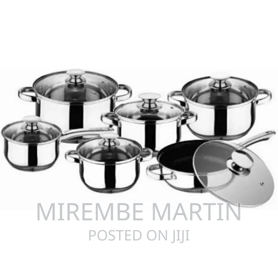 Kaisa Villa 12 Piece Stainless Steel Cooksaucepans
