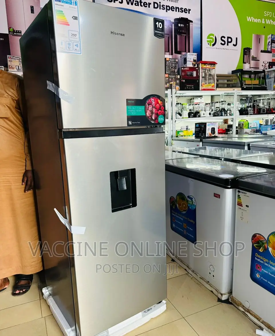 Hisense Double Door Fridge 419L WTH Water Dispenser/(0gdc)