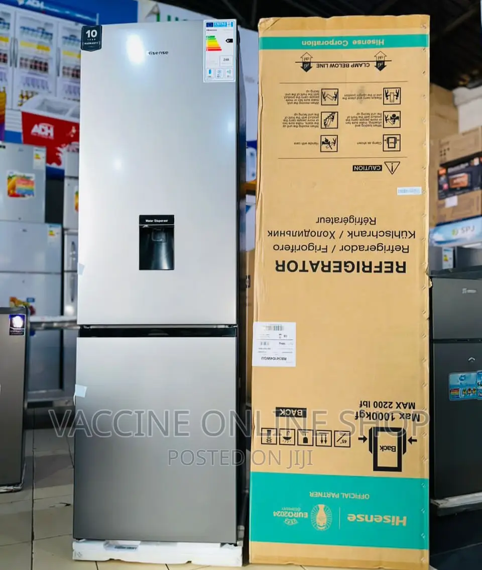 Hisense 341L Double Door Fridge WTH Water Dispenser (HOH)8#
