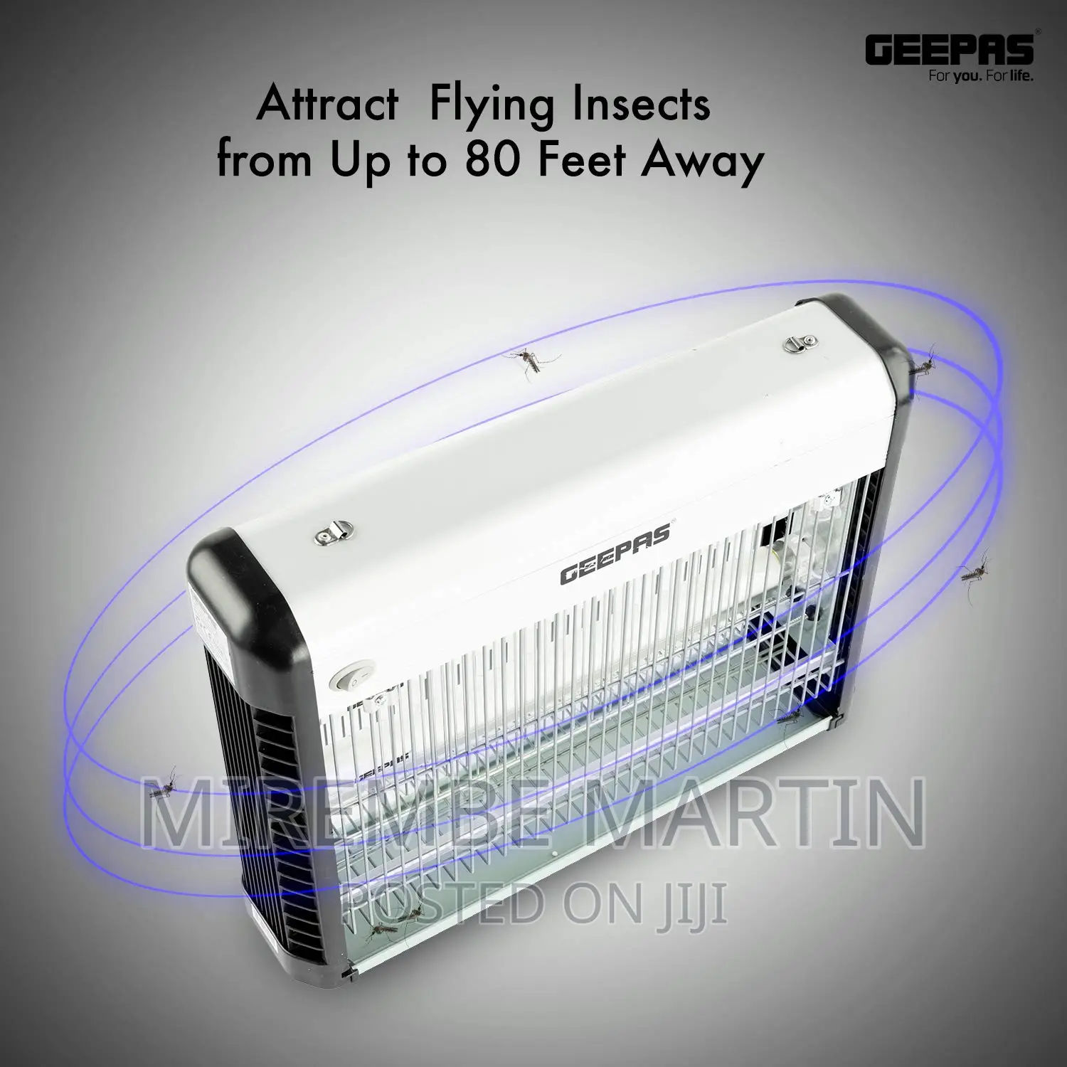 Geepas GBK1131N Fly and Insect Killer – Powerful Fly