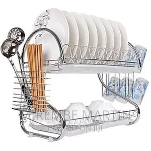 Tier Dish Drying Draining Rack Storage –