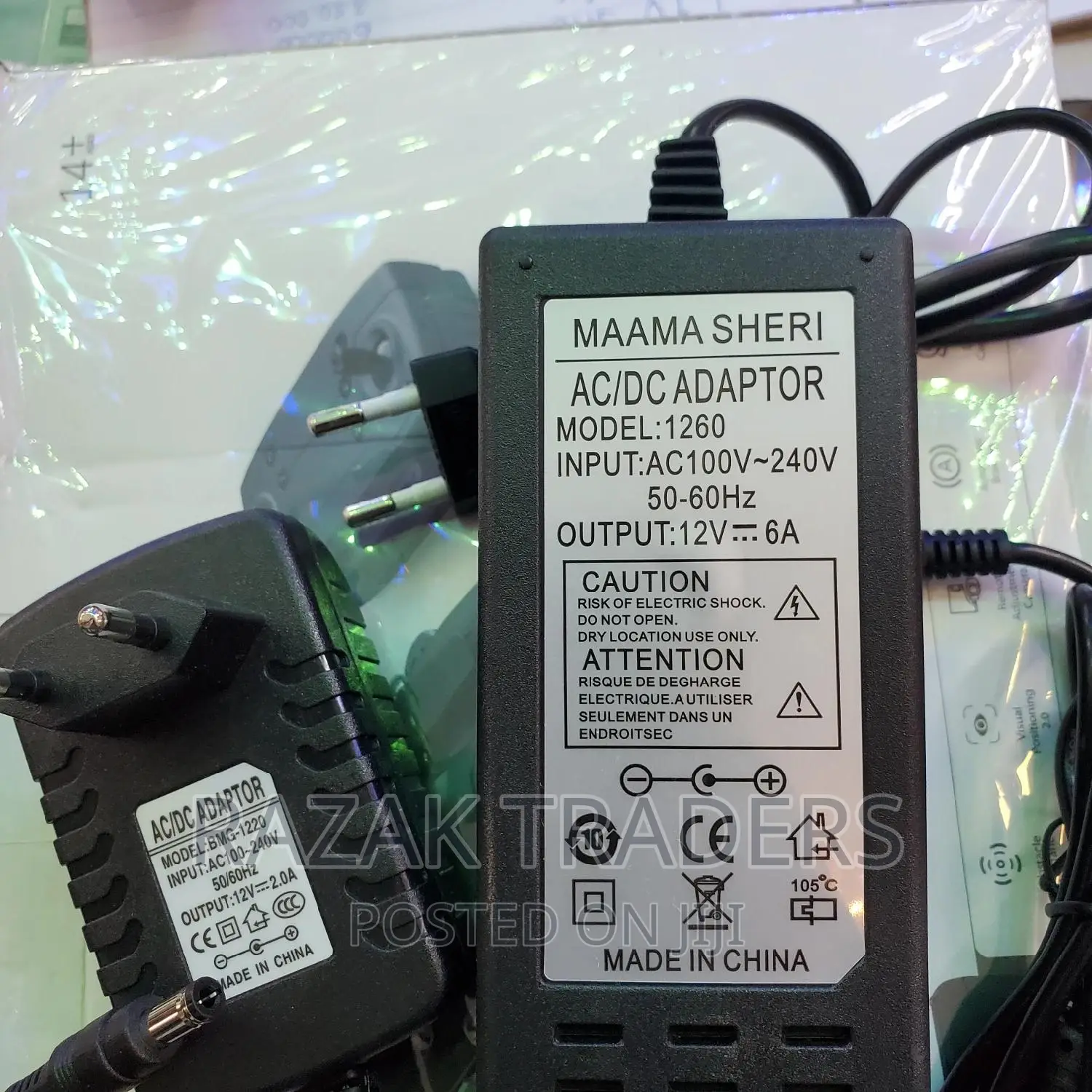 TV Power Adapter AC to DC 12v /6a