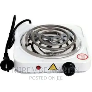 Single Coil Electric Hotplate 1000W – White