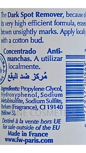 ORIGINAL Fair and White Anti-Taches Dark Spots Remover Spray