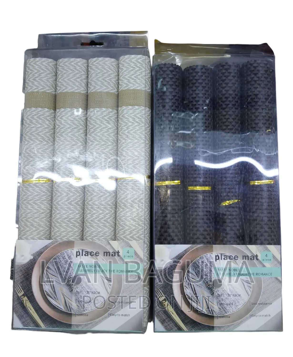 Table Mats - Size (30*45cm) 4 Pieces