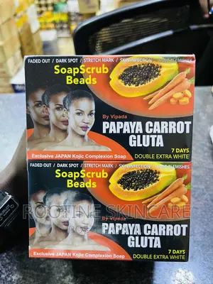 Tumeric Gluta Papaya Carrot Gluta Soap