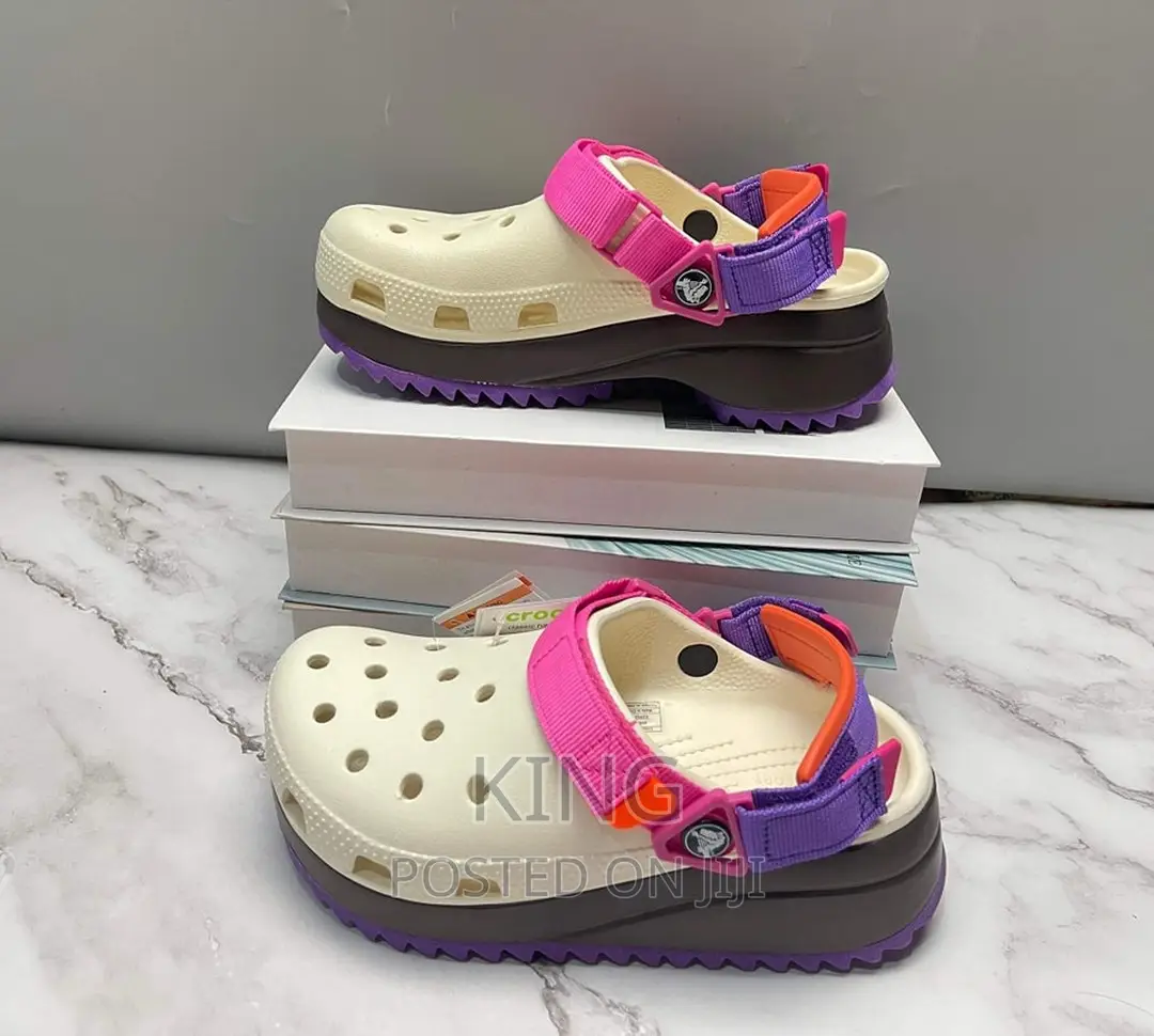 Crocs. White Hiker