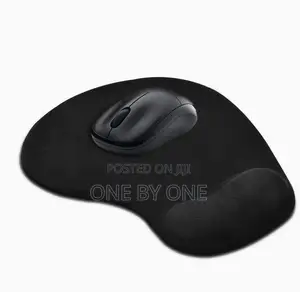 Mouse Pad With Gel Wrist Rest Support, Rubber Base Mouse Pad
