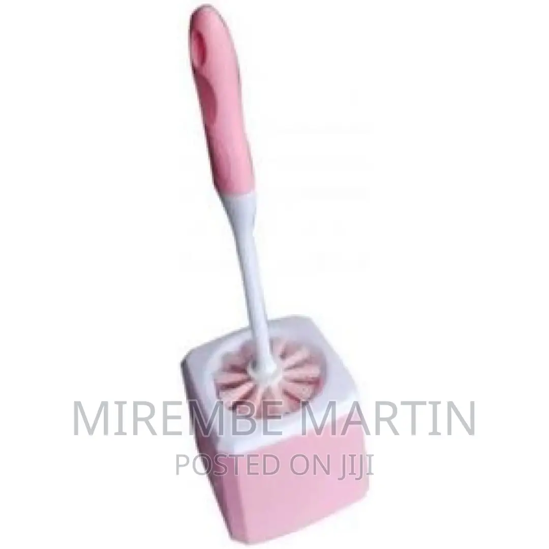 Toilet Brush With Holder – Pink