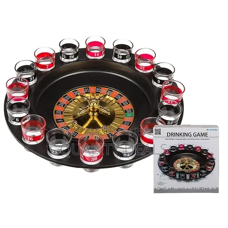 16 Shot Glass Drinking Roulette Game