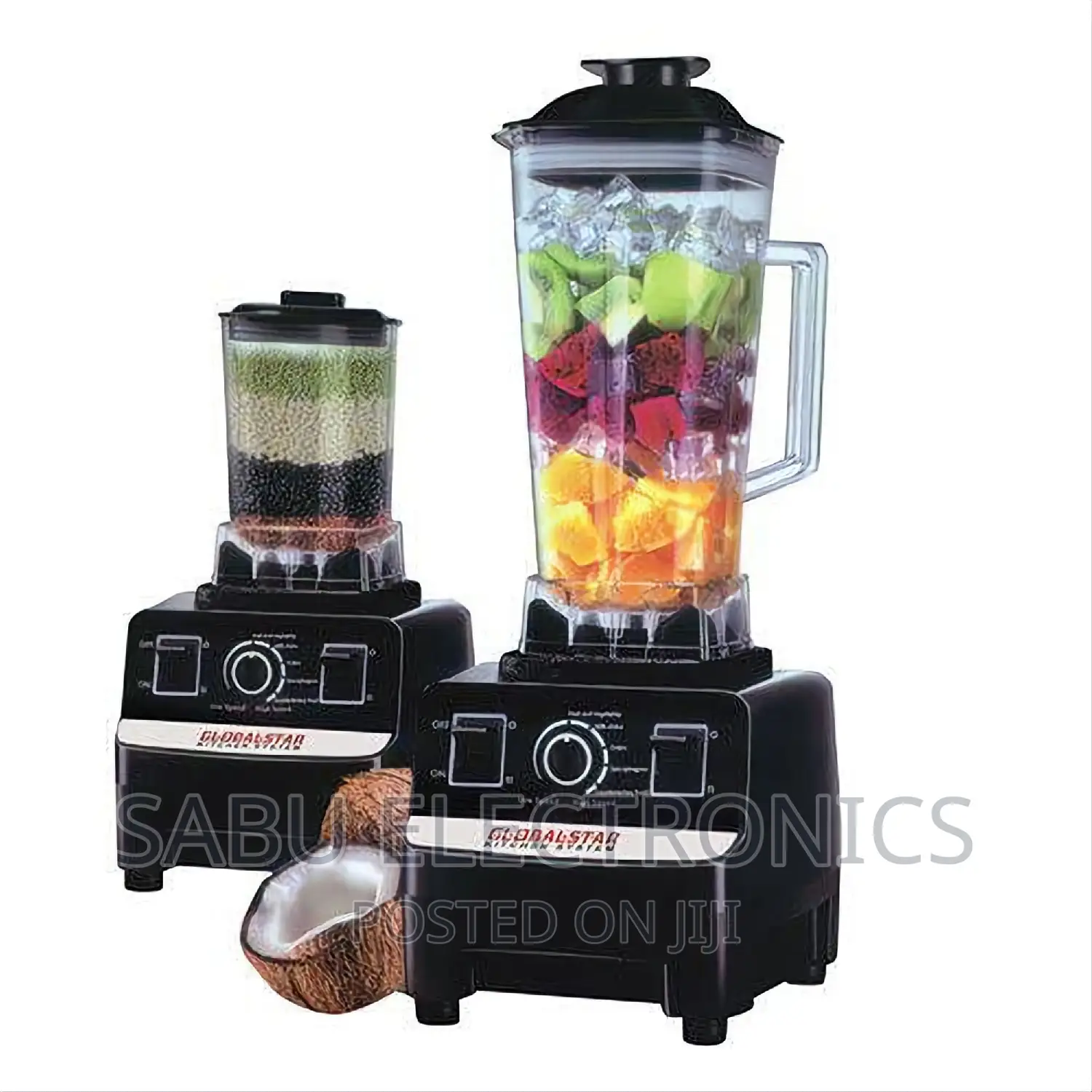Commercial Juice Blender 2 L - 2in1 |GS-1589| Red Black