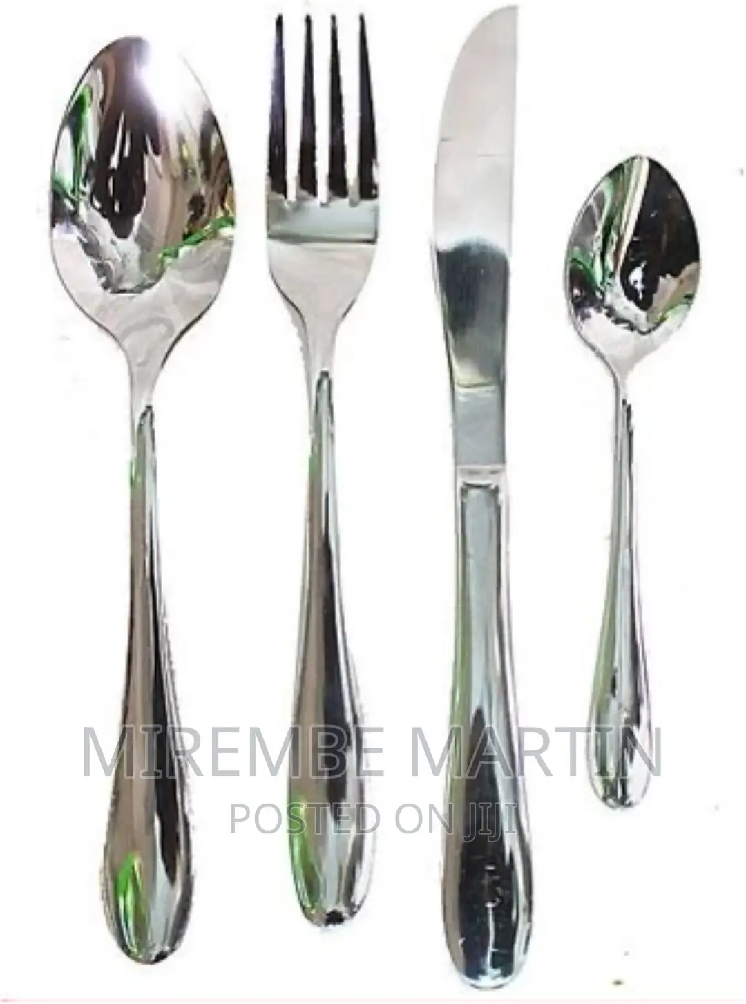 Stainless Steel Cutlery Set- 24pcs – Silver