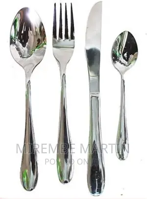 Stainless Steel Cutlery Set- 24pcs – Silver