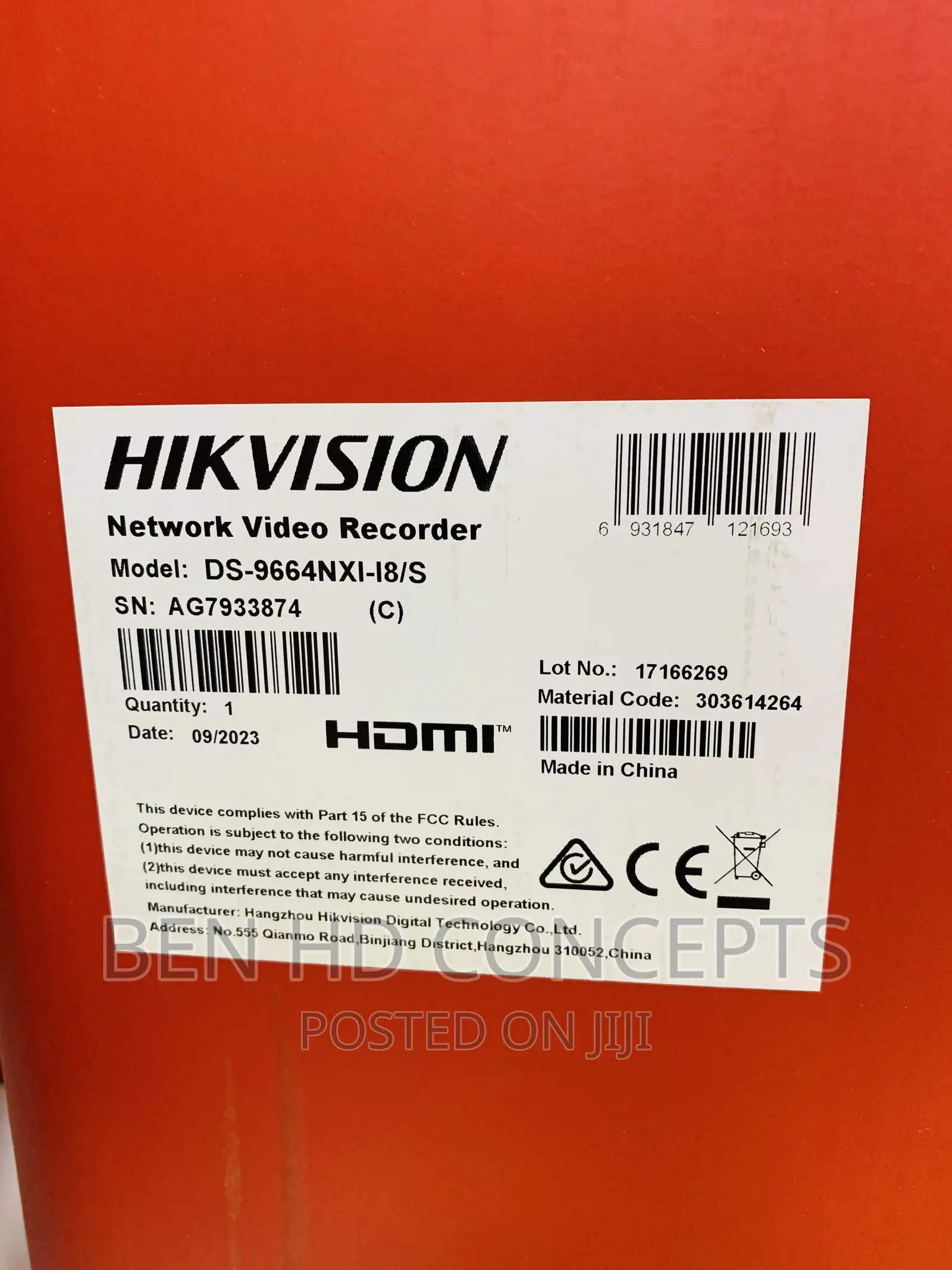 Hik 64 Channel NVR Acusense