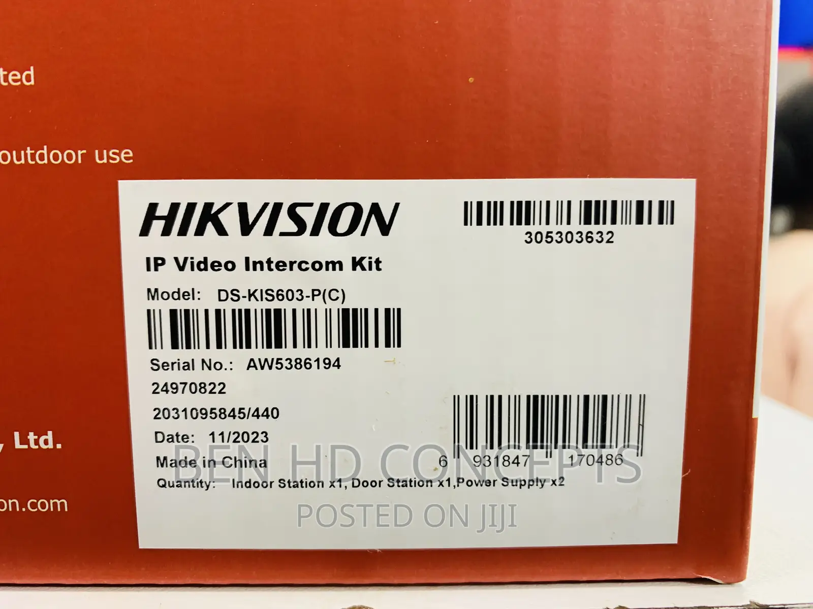 Ip Video Door Intercom Hikvision