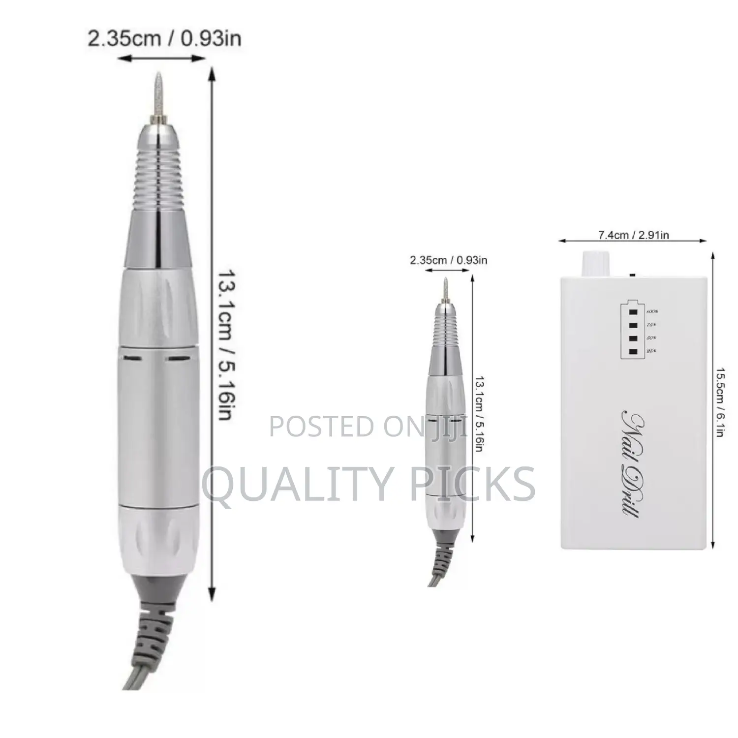Rechargeable Nail Drill Bits