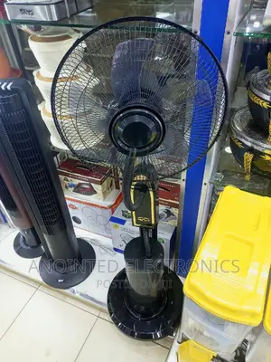 Mist Fans Black With a Remote