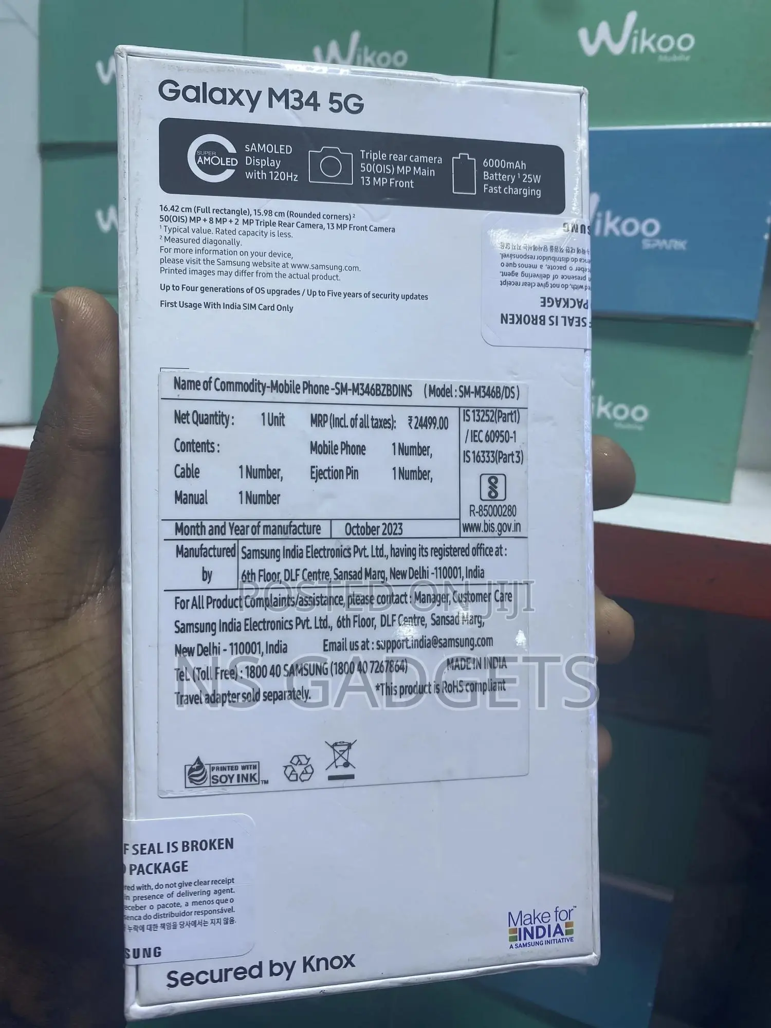 New Samsung Galaxy M34 5G 128 GB Black