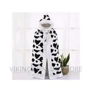 Photo - Baby Shawl Receiver Blanket – White Animal Print