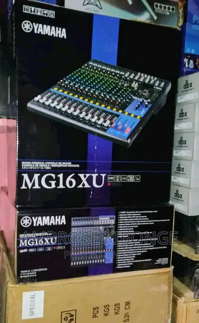 Yamaha MG16XU Bluetooth USB Live Music Mixer | FREE Adapter.