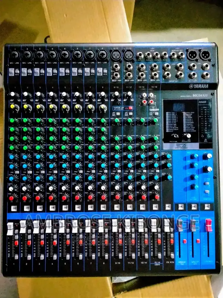 Yamaha MG16XU Bluetooth USB Live Music Mixer | FREE Adapter.