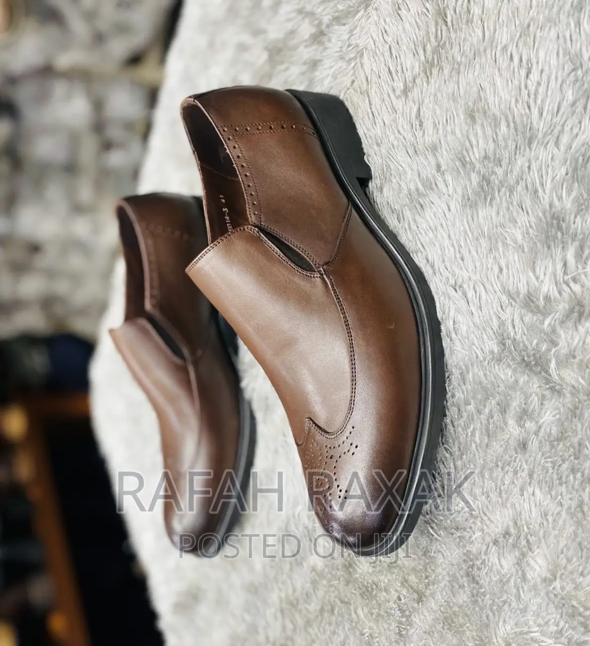 Original Men’S Brown Clarks Oxford Gentle Leather Shoes