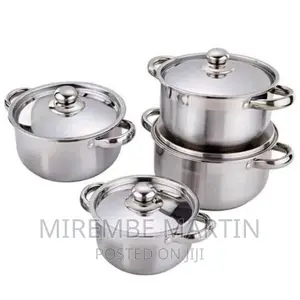 8 Piece Stainless Steel Saucepans