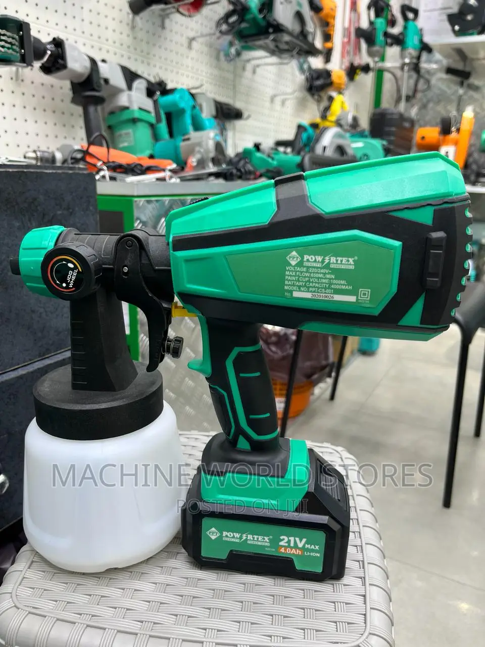 Rechargeable Paint Sprayer (Powertex India)