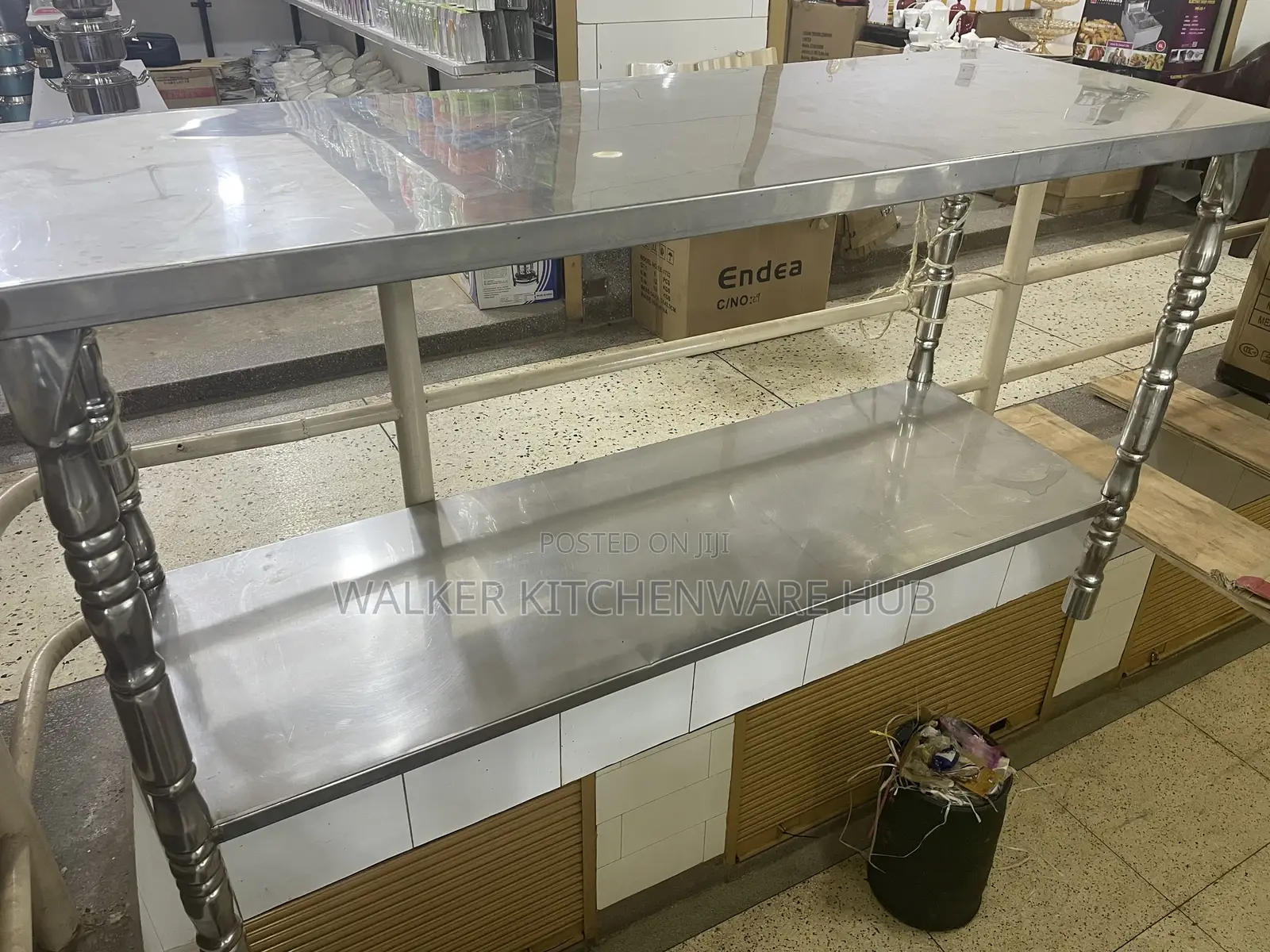 6ft Length 3ft Height Double Layer Aluminium Working Table