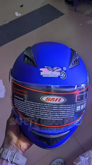 Blue Helmet (Riding Helmet)